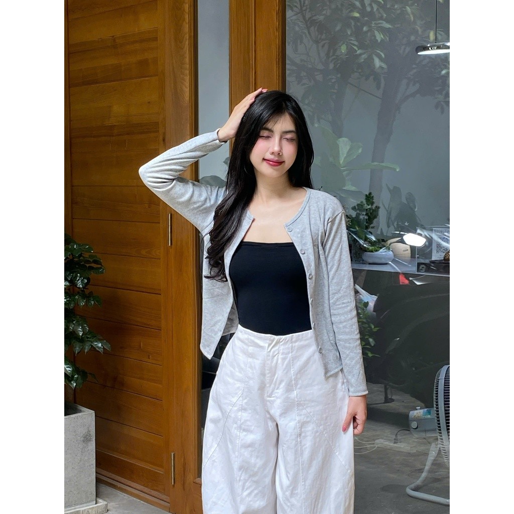 [MÀU MỚI] Áo Khoác Cardigan Trơn Nhiều Màu Peonyb Mùa Thu Đông Kiểu Dáng Bánh Bèo Tiểu Thư Hotgirl Đẹp
