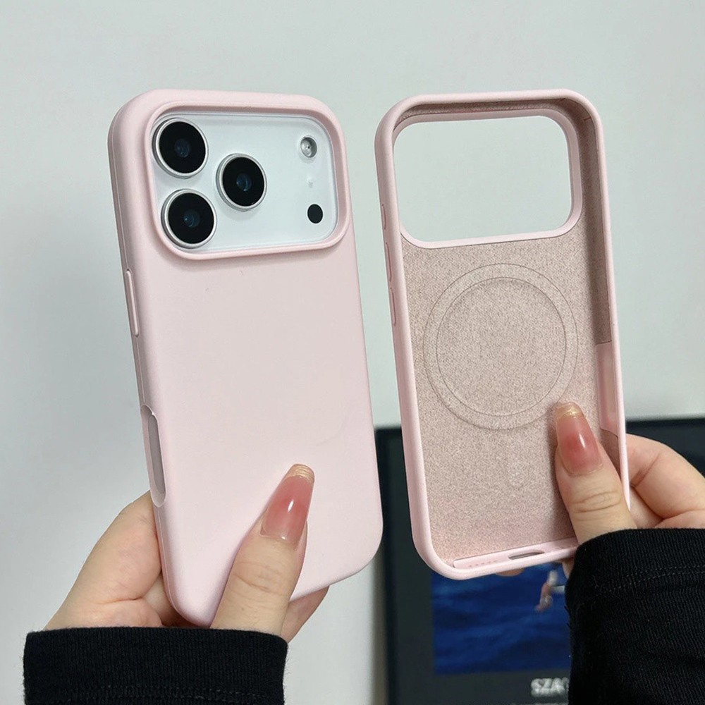 Ốp Điện Thoại Silicon Lỏng Từ Tính Cho iPhone 17 Pro Max 17 Air 16 Plus 15 14 13 Vỏ Bảo Vệ Chống Sốc