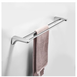 Kohler Phòng tắm cổ điển Kohler304Giá treo khăn bằng thép không gỉ cho phòng tắm, giá treo khăn tắm hai tầng, thanh treo