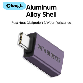 Elough Bộ chặn dữ liệu USB Bộ chuyển đổi sạc USB Không đồng bộ hóa dữ liệu Sạc nhanh Bộ chặn dữ liệu USB / Type-C