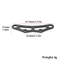1 Chiếc Tấm Hỗ Trợ Cản Trước Bằng Sợi Carbon Cho Tamiya TA08 1 / 10 RC Xe Nâng Cấp Phần Phụ Kiện