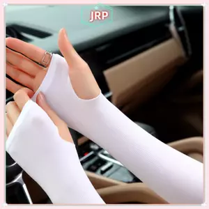 JRP 2 Chiếc Ice Silk Chống Nắng Cánh Tay Bao Ngoài Trời Mát Tay Chống Tia UV JRP