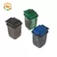 CANAMEK Phong Cách Thời Tiết Nhà Búp Bê Thùng Rác 3 Bộ Thu Nhỏ DIY Mini Nhà Thực Tế Thùng Rác Trang Trí CSF