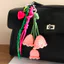 Niche Handmade Lily of the Valley Móc khóa ins Phong cách Dây bện Túi Mặt dây chuyền
