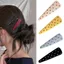 SAMO 2 Kẹp Tóc Chấm Bi, Kẹp Tóc Mỏ Vịt Phong Cách Ngọt Ngào Chống Trơn Trượt, Kẹp Cá Sấu Hàn Quốc Cô Gái