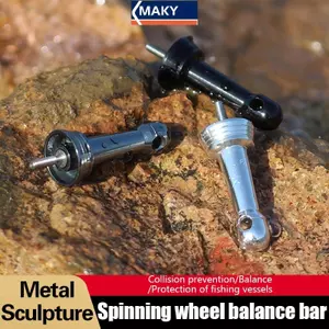 MAKY Quay Bánh Xe Cân Bằng Cần Câu Trung Thành Chống Va Chạm Tất Cả Kim Loại Phụ Kiện Sửa Đổi VN