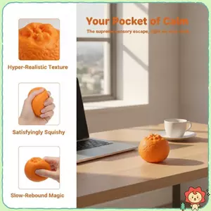 Trái Cây Thực Tế Cam Bóp Đồ Chơi Mềm Squishy Đồ Chơi Giảm Căng Thẳng Cho Trẻ Em Người Lớn Goodie Túi Nhồi Bông Hiện Nay