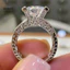 Một thế giới| Phụ nữ Đính Đá Cubic Zirconia Đính Đá dát Cưới Nhẫn Đính Hôn Trang Sức