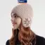 MAKY Mới Unisex Mùa Đông Mũ Dệt Kim Có Earflap Mũ Beanie Thời Trang Dành Cho Nam Nữ Ngoài Trời Cổ Điển Giữ Ấm Mũ VN