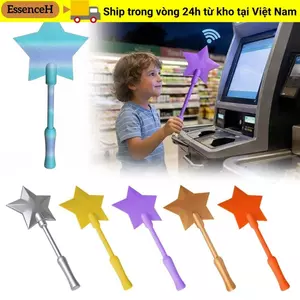 ESSENCEH Hộp đựng thẻ thanh toán không tiếp xúc, Cây đũa phép Star Magic di động Tap To Pay, Hộp đựng thẻ tín dụng in hình Thẻ tín dụng Tap-to-pay