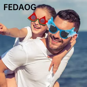 FEDAOG Luau Đảng Kính Mát Nhiệt Đới Trẻ Em Đảng Ủng Hộ Dự Tiệc Tiếp Liệu Trang Trí Tiệc Kính
