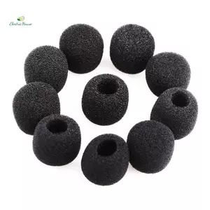 10 Chiếc Micro Kính Chắn Gió Xốp Bao Tai Nghe Mic Bọt Nắp Bảo Vệ Cho Ngỗng Họp Mic mới