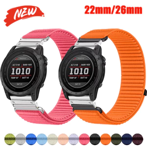 Dây đeo QuickFit 22mm 26mm cho vòng đeo tay thay thế Garmin Fenix 8 51mm 7 7X Pro 6 6X 5 5X Plus