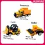 JASMINE 6 Cái / bộ Đồ Chơi Giáo Dục Hợp Kim Nhựa Kỹ Thuật Tru Xe Xây Dựng Mô Hình Xe Máy Xúc Máy Kéo Máy Xúc Cho Trẻ Em Quà Tặng JASMINE