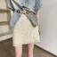 Hàng hóa Châu Âu mùa hè Móc váy ren rỗng eo cao Chữ A che thịt Giảm tuổi Phong cách phương Tây Slimer Look Fair