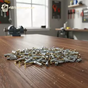 GE 100Set 6 / 8mm Bộ neo và ốc vít tường Bộ phích cắm mở rộng kim loại và vít tự khai thác để gắn vách thạch cao bê tông VN
