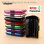 Túi đựng thẻ SHUPUN chống RFID, hộp đựng thẻ tín dụng nhôm chống trộm, 6 ngăn thẻ bền bỉ cho nam nữ