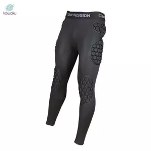 Quần bảo vệ cho thủ môn bóng đá, miếng đệm đầu gối và đùi cho thể thao, quần thoáng khí đa năng được gia cố bằng EVA