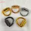 HFSHY 10 Chiếc Kim Loại Nặng D-Ring Đinh Tán Chụp Bule Cho Túi Xách Thắt Lưng Móc Treo Da Thủ Công DIY May Phụ Kiện VN