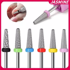 JASMINE Làm Móng Tay Thép Vonfram Đầu Mài Đánh Bóng Loại Bỏ Dụng Cụ Làm Móng Tay Đầu Ngô Da Chết Máy Mài Phụ Kiện JASMINE