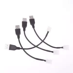 GE 5 / 10 Cái Đầu Nối Cáp USB Sang 2pin 8mm / 10mm Đầu Nối Dải LED Hàn Miễn Phí LED Dải Ruy Băng Bộ Chuyển Đổi Ánh Sáng VN