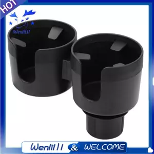 Giá đỡ cốc ô tô có thể tháo rời Chèn đế có thể điều chỉnh Giá đỡ đồ uống đôi đa chức năng