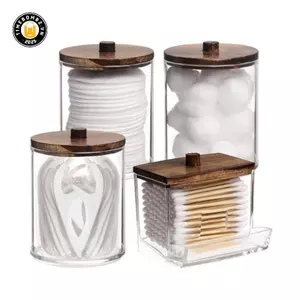 {TB & Bag} Hộp đựng mỹ phẩm trong suốt đa năng Cotton Buds Hộp lưu trữ Toothpis Hộp lưu trữ chống bụi Hộp đựng di động có thể nhìn thấy.