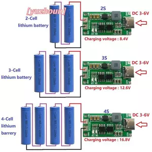 Mô-đun tăng cường 2S 3S 4S 1-4A Mô-đun sạc pin Lithium Polymer Mô-đun tăng cường tăng cường LiPo Polymer Li-Ion Sạc