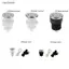 Ziyulinyuk 28 / 32 / 34mm Công tắc khí nén Bật tắt Nút nhấn cho bồn tắm Spa Xử lý rác thải VN