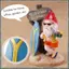 Nhựa Ngộ nghĩnh Gnome Tượng Nhỏ Với Ván Lướt Sóng Biển Chào Mừng Đó Là 5 O 'Clock Nơi Đâu Đó Tượng Để Trang Trí Sân Vườn Nhà