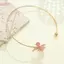 HFSHY Ngọt Ngào Nhiều Màu Sắc Hoa Dây Có Thể Điều Chỉnh Hình Học Mở Chokers Phong Cách Hàn Quốc Cổ Kim Loại Nelace Kỳ Nghỉ VN