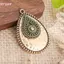 HFSHY 5 Chiếc Retro Vintage Dân Tộc Bohemia Giọt Nước Mặt Dây Dành Cho Nữ Bông Tai Nelaces Quyến Rũ Cho DIY Làm Phụ Kiện Trang Sức VN
