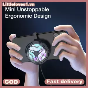 Littleloves1 Quạt Làm Mát Điện Thoại Thông Minh Mini Turbo Chơi Game Di Động Tay Cầm Làm Mát Quạt Điện Thoại Di Động Type-C Tản Nhiệt Mát Tản Nhiệt Cho Android VN