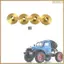 Dành Cho FMS FCX24 Đồng Bánh Xe Lục Giác Bộ Chuyển Đổi Trục Đĩa Phanh Đối Trọng 1 / 24 RC Xe Bánh Xích Xe Nâng Cấp Phần Phụ Kiện