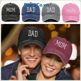 Mũ Bóng Chày Thêu Chữ DWELLCO và Phong Cách Hip Hop Dad Mom, Có Thể Điều Chỉnh Để Che Nắng