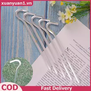 XUAN 5 Chiếc Hợp Kim Lều Cọc Chốt Chịu Lực Đầu Móng Tay 7.01inch Thép Chắc Chắn Kim Loại VN