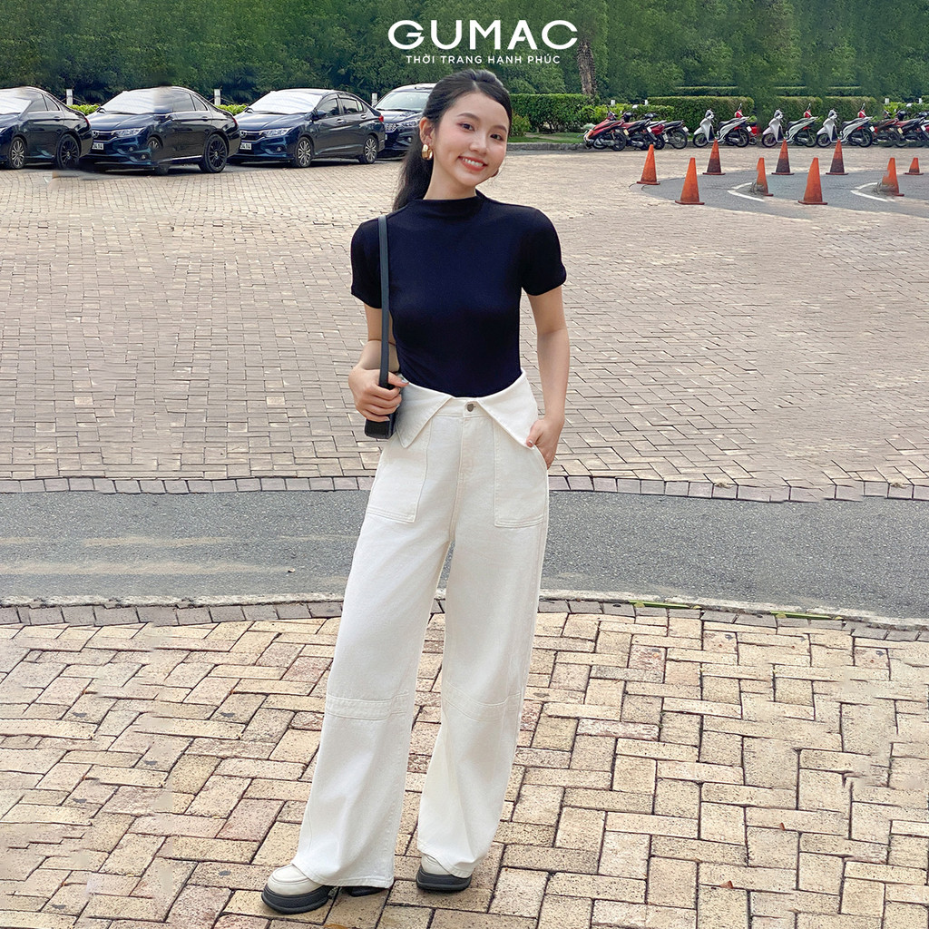 Quần Jeans Vạt Sơ Mi Thời Trang GMORNING - GUMAC YQJE05068