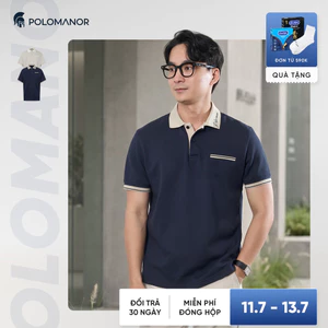 Áo polo nam cao cấp KANE, BST Summer Manor, Vải cá sấu Cotton Interlock sang trọng - POLOMANOR