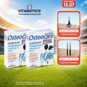 Combo 2 Hộp TPBVSK OSTEOCARE Hỗ Trợ Xương Chắc Khỏe 30 Viên Vitabiotics