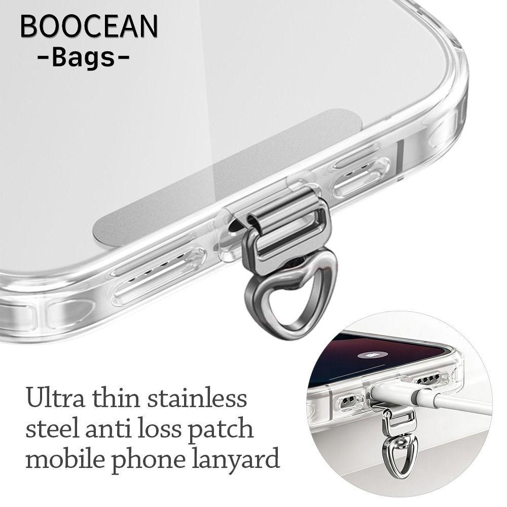 Tab dây buộc điện thoại BOOCEAN, có thể xoay 360 ° Miếng dán kẹp dây buộc điện thoại chống thất lạc, Dây đeo Snap bền bỉ Miếng dán buộc thoại di động chống rơi cho điện di động