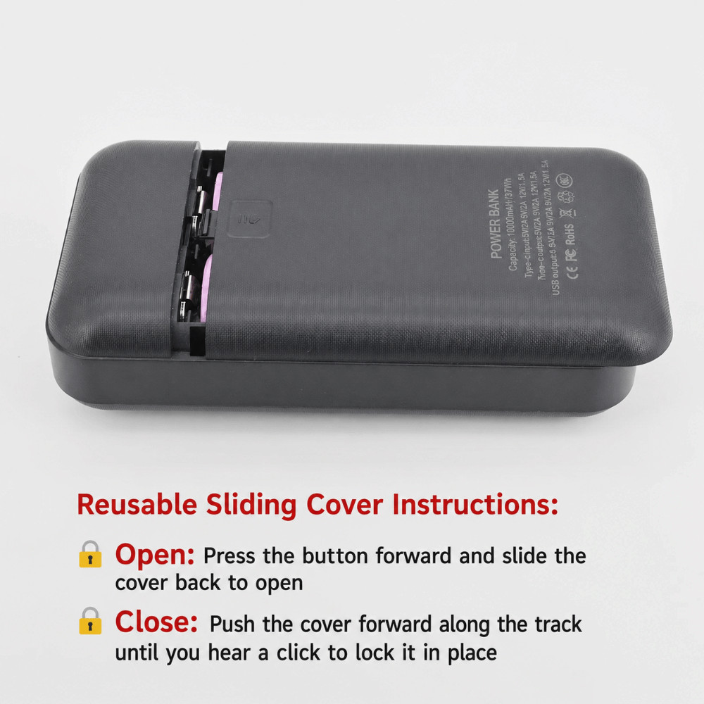 MISUPS Power Bank, Vỏ pin rỗng có thể tháo rời, Chất lượng cao cho 2 chiếc Hộp rỗng 21700 pin (Không bao gồm pin) | BigBuy360 - bigbuy360.vn