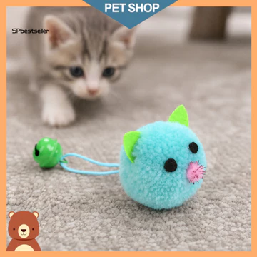 Đồ chơi cho mèo Sp Đồ chơi thời gian chơi cho mèo sang trọng Chuột mềm Bóng mèo có chuông – Đồ chơi mọc răng cho mèo trong nhà Giải tỏa sự nhàm chán Chơi vui nhộn cho mèo con Đồ chơi thú cưng hoàn hảo