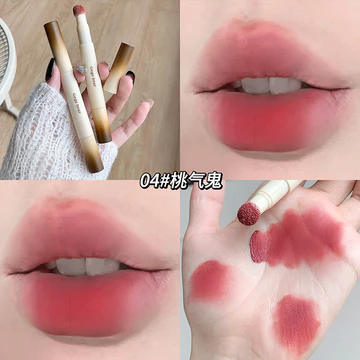 Nhung Sương Son Bóng Mờ Làm Trắng Da Tăng Cường Da Môi Mờ Bột Kem Dưỡng Môi Lâu Dài Kem Nhung Sinh Viên Sân Khấu Trang Điểm