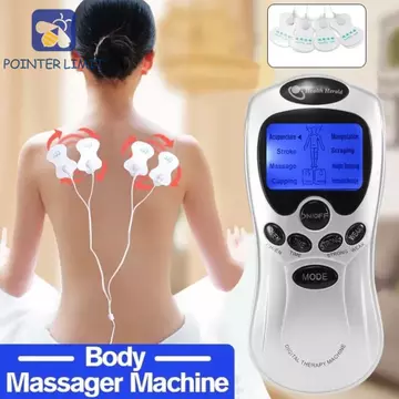 POINTER LIMIT Dụng cụ massage điện, Máy kích thích xung kỹ thuật số, Máy kích thích xung di động, Máy kích thích điện thư giãn 8 chế độ Máy kích thích cơ điện tử Massage cổ