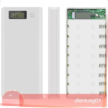 [Mới 2019 - CHỐNG NGƯỢC CỰC] BOx sạc dự phòng 8 cell , mạch sạc dự phòng 2A, mạch sạc pin 18650