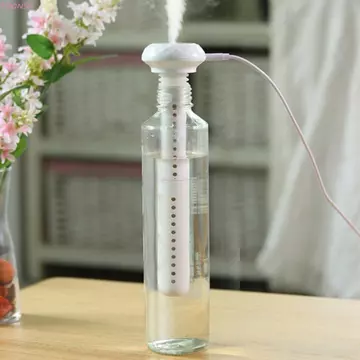 Máy tạo độ ẩm FSISH, Máy tạo độ ẩm phun Mini bằng nhựa cầm tay, Máy lọc ô tô có thể tháo rời bằng đèn LED Mẫu dài và ngắn Máy tạo sương thơm Anion tạo độ ẩm