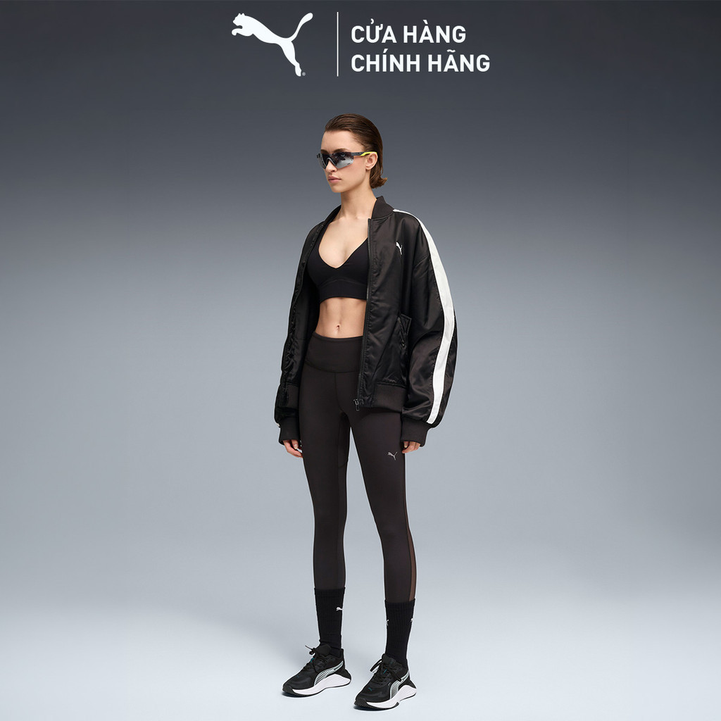 Quần Dài Thể Thao Tập Luyện PUMA Nữ W SHAPE TIGHT - HW 7/8 Black Màu Đen