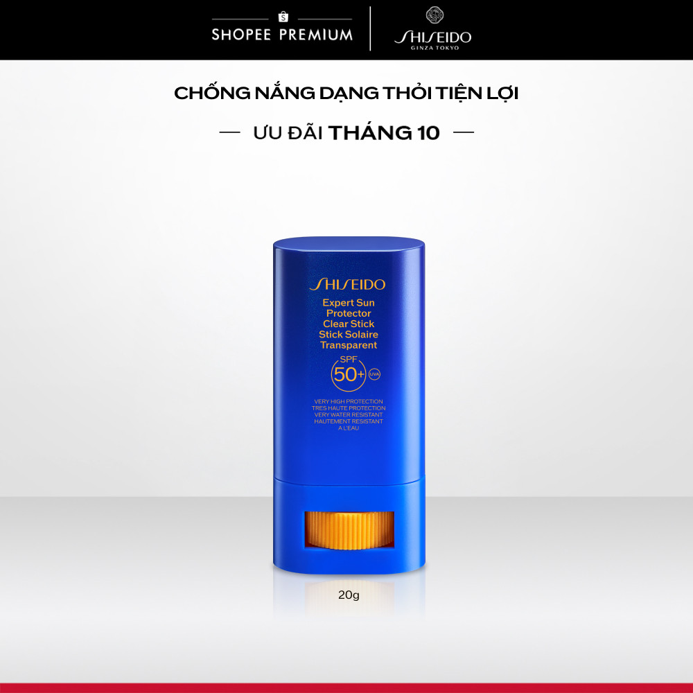 Chống nắng dạng thỏi Shiseido GSC Perfect Sun Protector Clear Stick SPF50+ 20g
