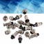 YRBWD 10 Bộ Đầu Nối Hàng Không, Phích Cắm Hàng Không 4 Pin 12 Mm, Linh Kiện Điện Tử Chống Thấm Nước 5A GX12 Ổ Cắm Kết Nối Khung Điện
