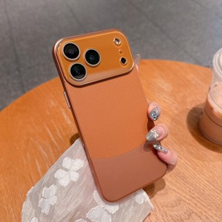 Ốp điện thoại di động họa tiết da pha lê khâu khung pha lê phù hợp cho iPhone17 Pro max 16 15 14 13 12 11 Pro max bảo vệ camera chống sốc chống rơi mặt sau cứng